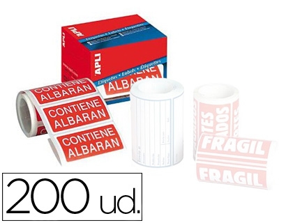 ETIQUETAS APLI CONTIENE ALBARAN71937/295