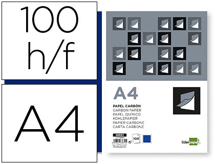 PAPEL CARBON LD AZUL 63651/NR01 C/100