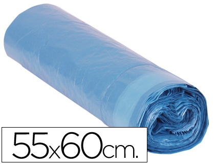 BOLSA BASURA 30L 55x60 AZ.36542/10020213