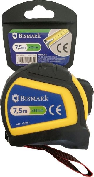 FLEXOMETRO BISMARK 640873 7,5mtx25mm