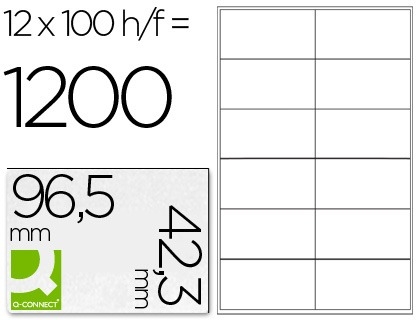 ETIQUETAS MULT.96,5x42,3 QC25682/KF10652