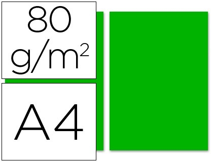 PAPEL A4 80gr VER.INT.LD 53164/PC61 P100