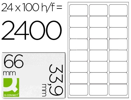 ETIQUETAS MULT.66x33,9 QC 25204/KF10639