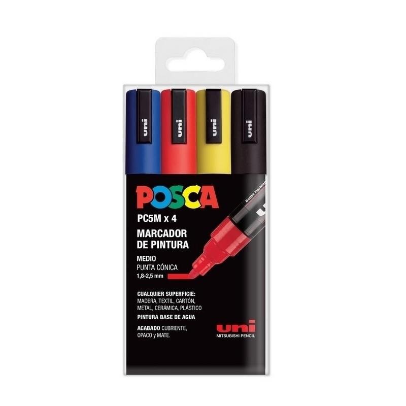 ESTUCHE POSCA PC5M/4C BASIC 302422322
