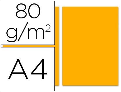 PAPEL A4 80gr COLOR LD 28294/PC51 P/100