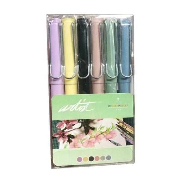 LAPIZ INFINITO 600652 PASTEL ESTUCHE 6 u