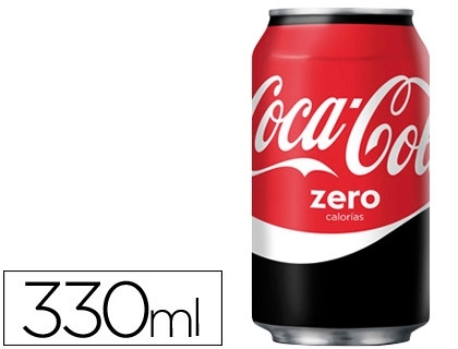 REFRESCO COCA-COLA ZERO LATA 330ml P/24u