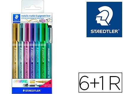 ROTULADOR STAEDTLER 8323-SWP6P B/6unidad