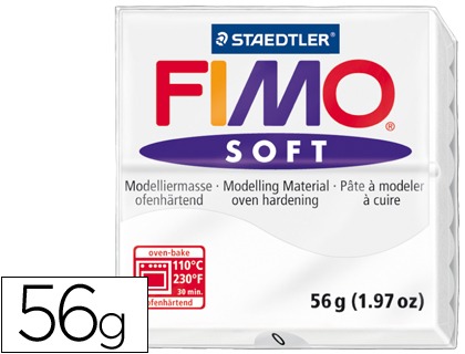 PASTA FIMO SOFT 57g 54650/8020-0 BLANCA