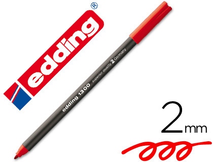 ROTULADOR EDDING 1300-02 ROJO