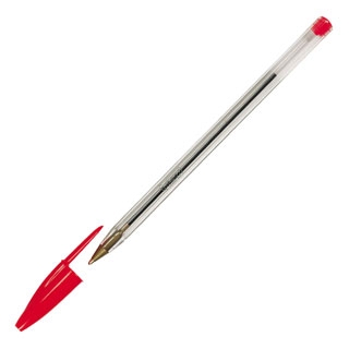 BOLIGRAFO BIC CRISTAL ROJO MEDIO, UNIDAD