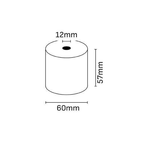 PAPEL SUMAD.TERM.56gr 57x60mm OQONOS, RO